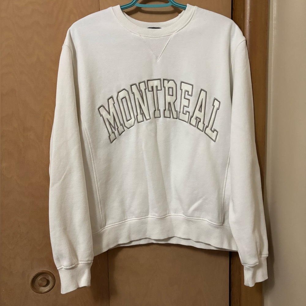 White Montreal Sweatshirt